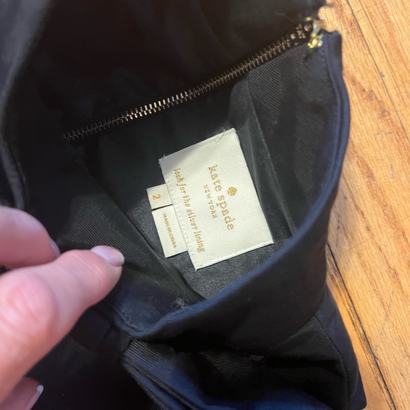 Kate Spade black lined dress with side pockets size S - Picture 3 of 9